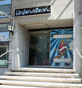 Hafenstern, an der Industriezeile im Hafenviertel