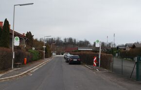 Ziegelhubweg, Blick Richtung Osten