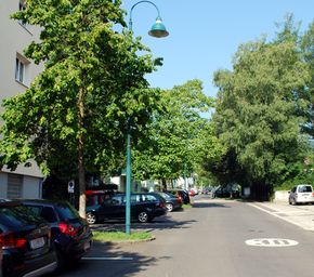 Wischerstraße, Blick Richtung Westnordwesten