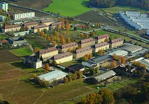 Luftbild der Hiller-Kaserne