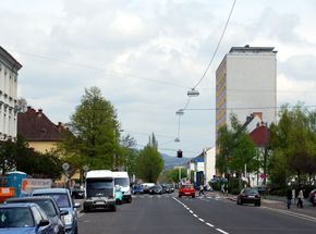 Gürtelstraße, Blick Richtung Nordosten
