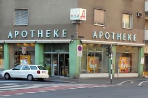 Nica-Apotheke an der Krankenhausstraße/Gruberstraße