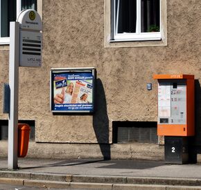 Haltestelle Fahrtrichtung Süden