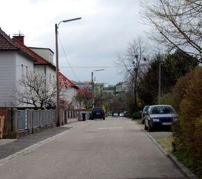 Obermüllnerweg, Blick Richtung Osten