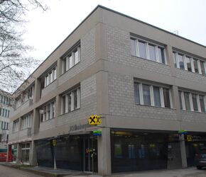 Bankengebäude am Campus der JKU