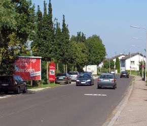 Neubauzeile, Blick von der Siemensstraße Richtung Osten