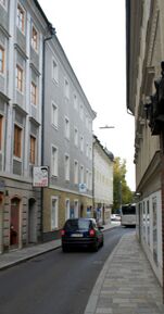Klammstraße, Blick Richtung Osten zur Promenade